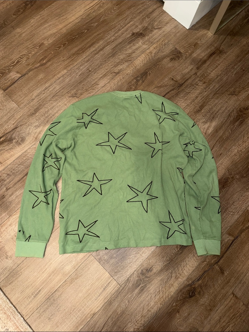 Obey Light Green Star Crewneck Sweater